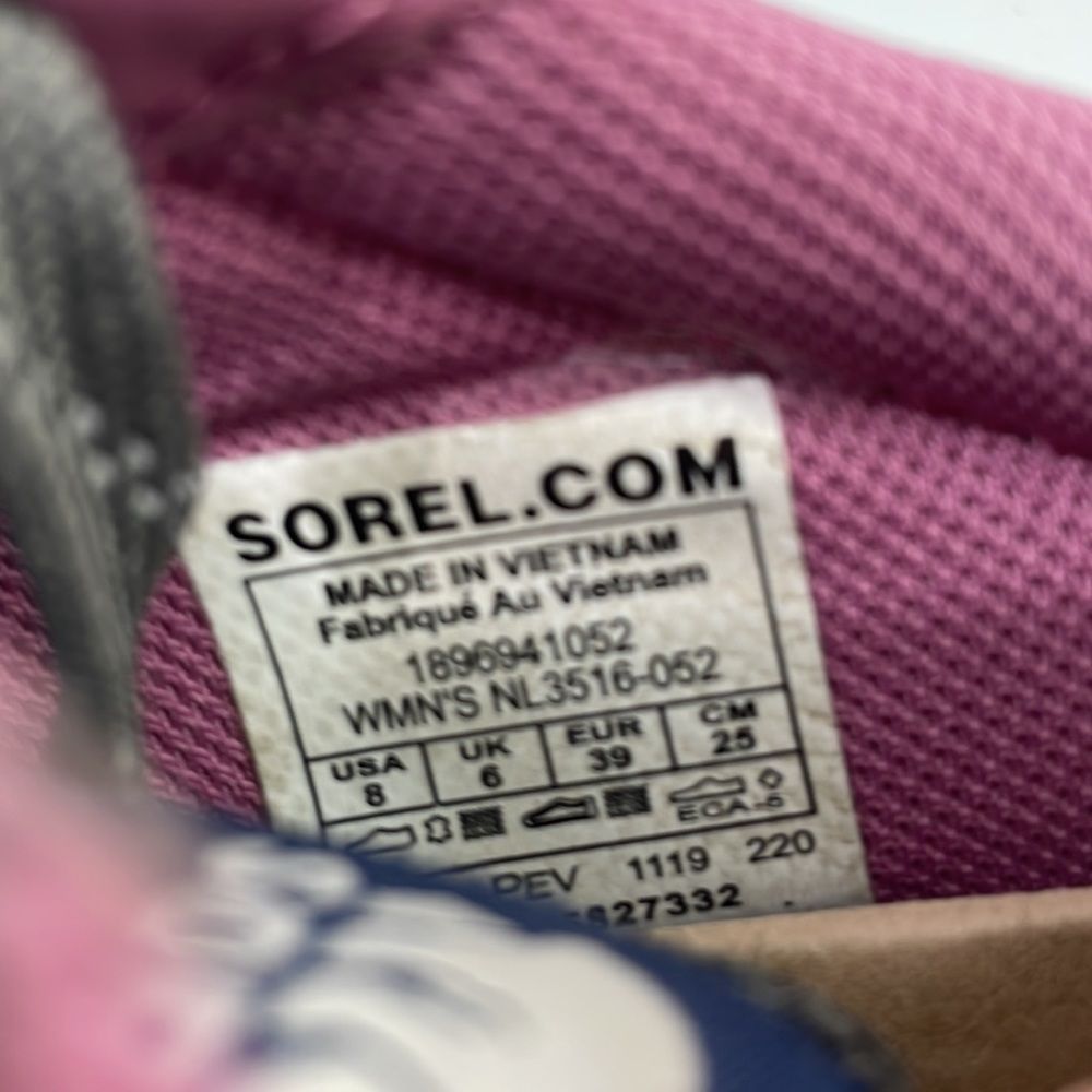 SOREL Kinetic Lite Lace Sneakers Shoes Women’s Size 8 Gray - Picture 11 of 11